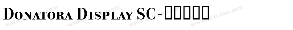 Donatora Display SC字体转换
